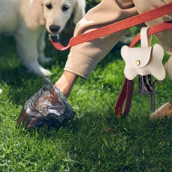 Poop Bag Holder with Leash Clip - Image 5