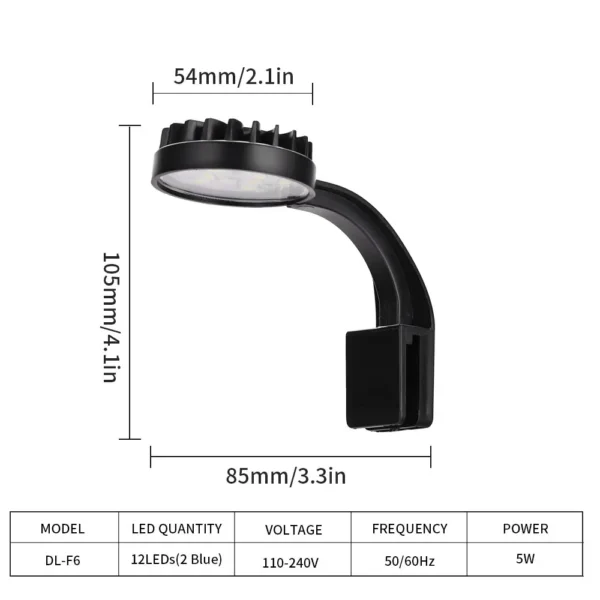 Mini LED Aquarium Plant Light - Image 4