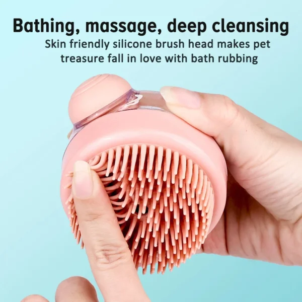 Silicone Dog Shampoo Brush - Image 2