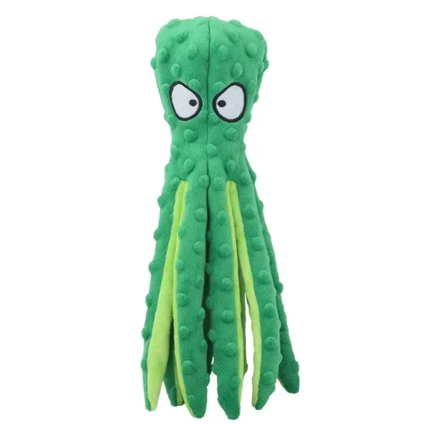 Octopus Plush Dog Toy