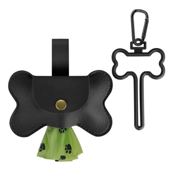 Poop Bag Holder with Leash Clip - Image 6